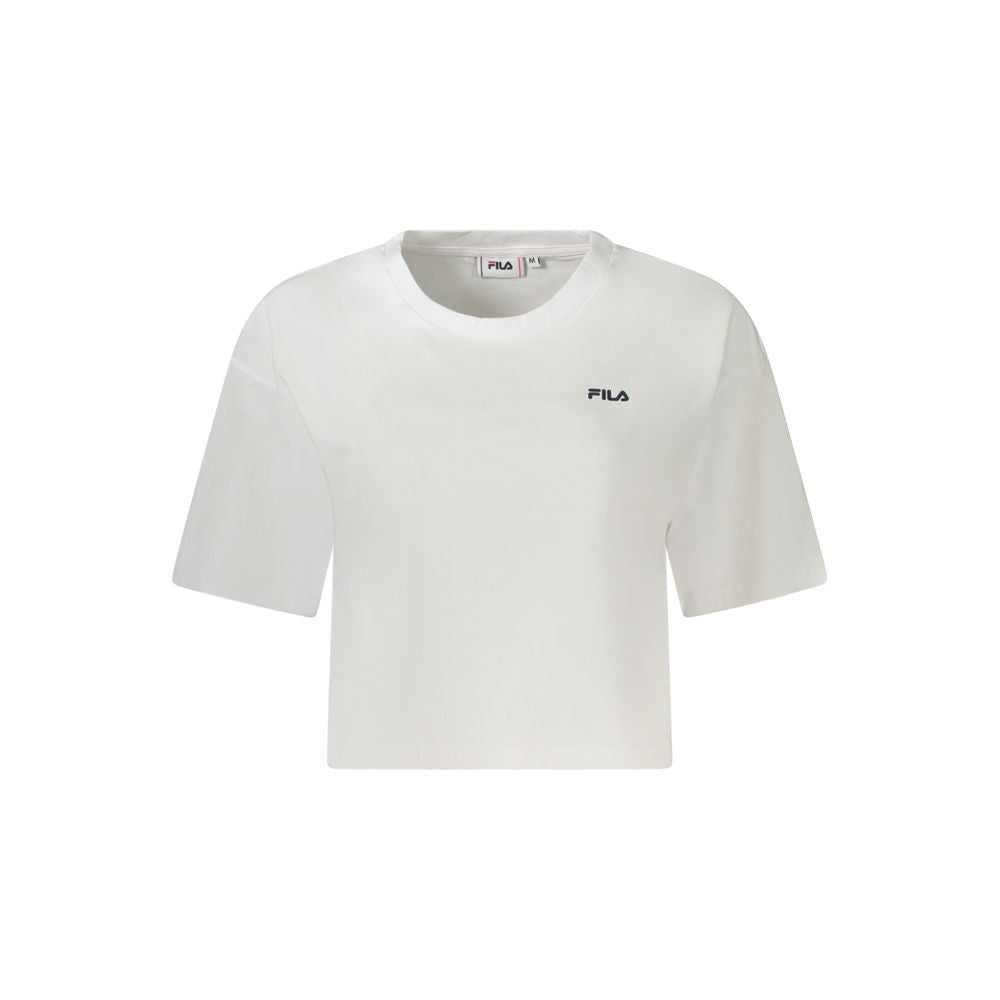 T-shirt Fila blanc en coton biologique pour femme