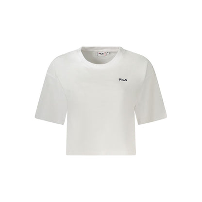 T-shirt Fila blanc en coton biologique pour femme