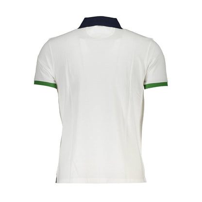 Polo da uomo in cotone La Martina Bianco