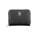 Portefeuille Tommy Hilfiger pour femme en polyuréthane noir
