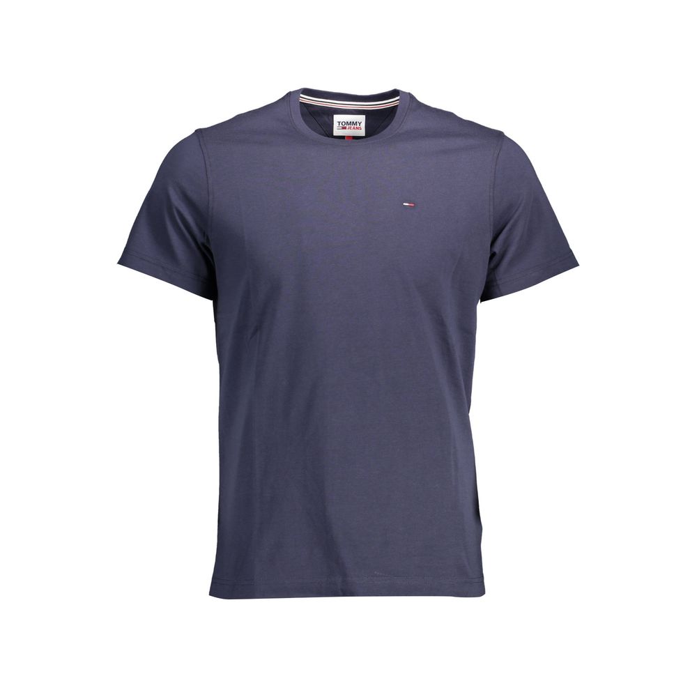 T-shirt Tommy Hilfiger bleu en coton biologique pour homme
