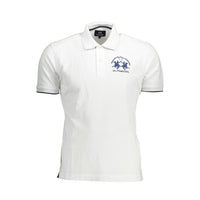Polo homme La Martina en coton blanc