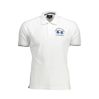 Polo homme La Martina en coton blanc