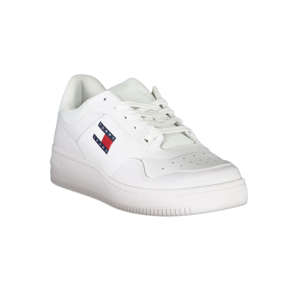 Baskets Tommy Hilfiger Bianco Pelle pour homme