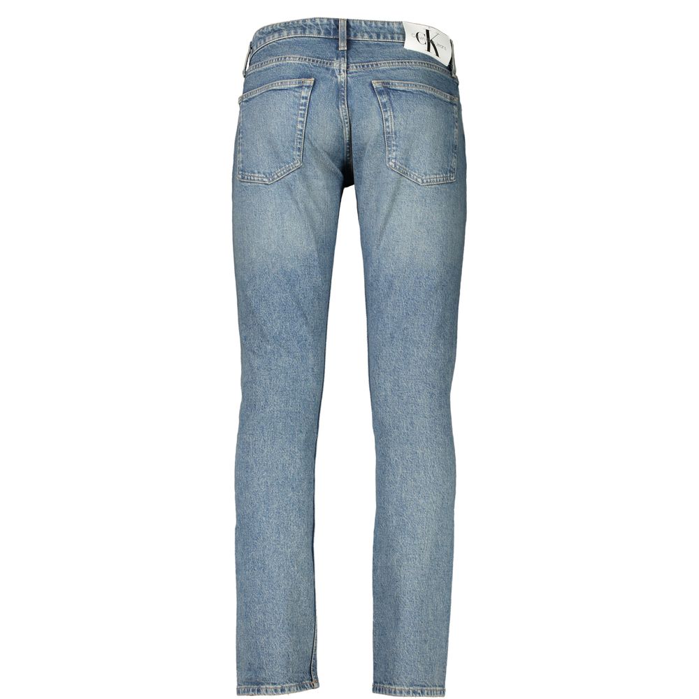Jeans slim da uomo Calvin Klein Blu Cotton