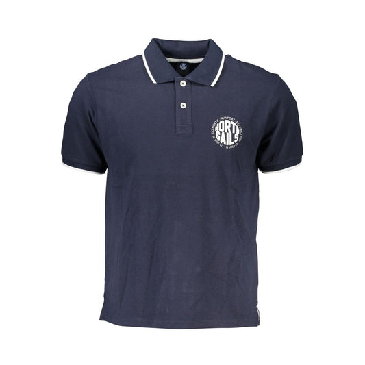 Polo da uomo in cotone blu North Sails