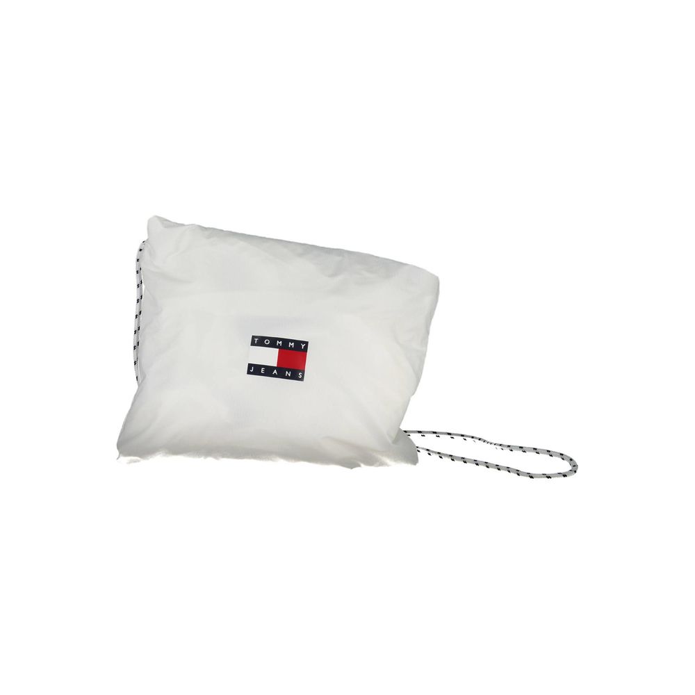 Giacca impermeabile da uomo in nylon bianco Tommy Hilfiger