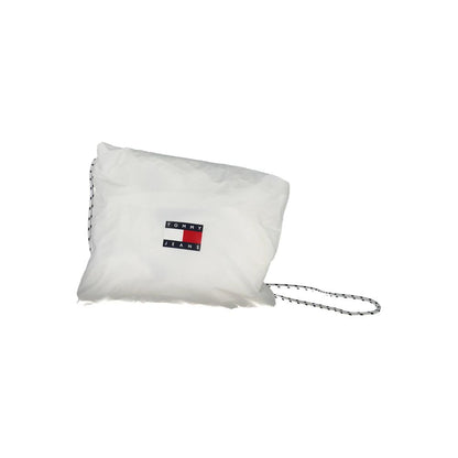 Giacca impermeabile da uomo in nylon bianco Tommy Hilfiger