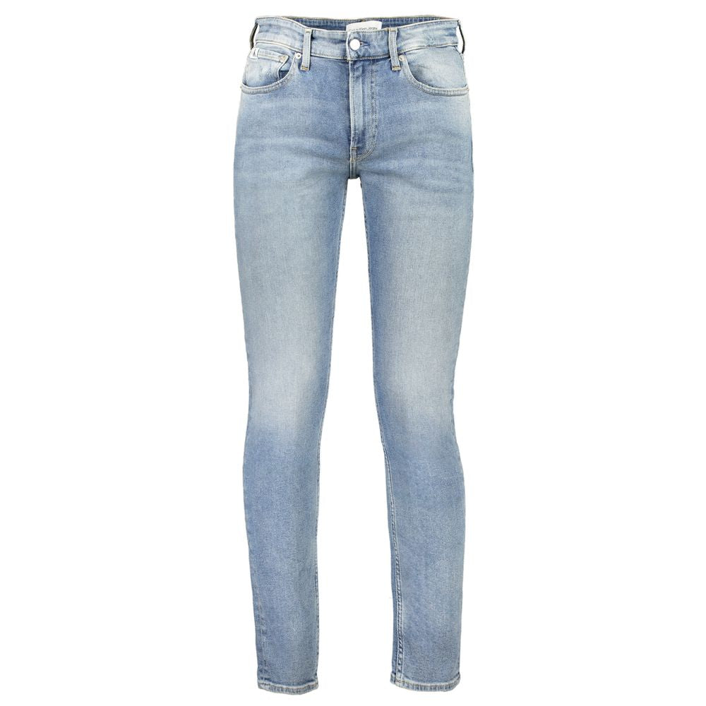 Jeans slim da uomo Calvin Klein Blu Cotton