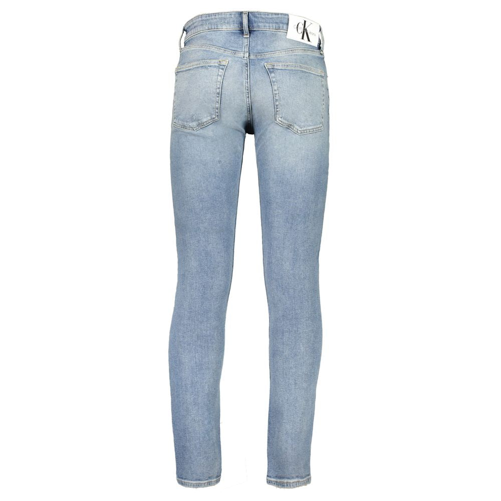Jeans slim da uomo Calvin Klein Blu Cotton