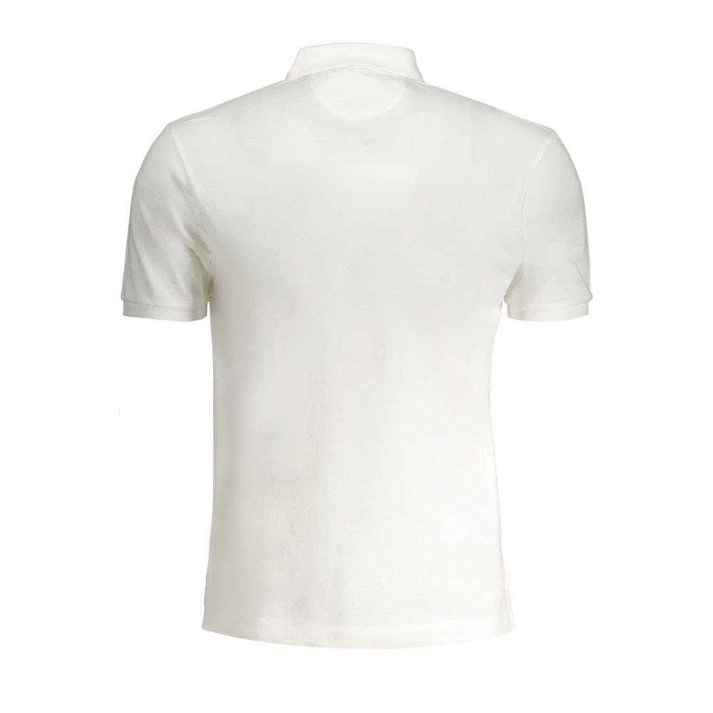 Polo da uomo in cotone bianco La Martina