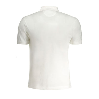 Polo da uomo in cotone bianco La Martina