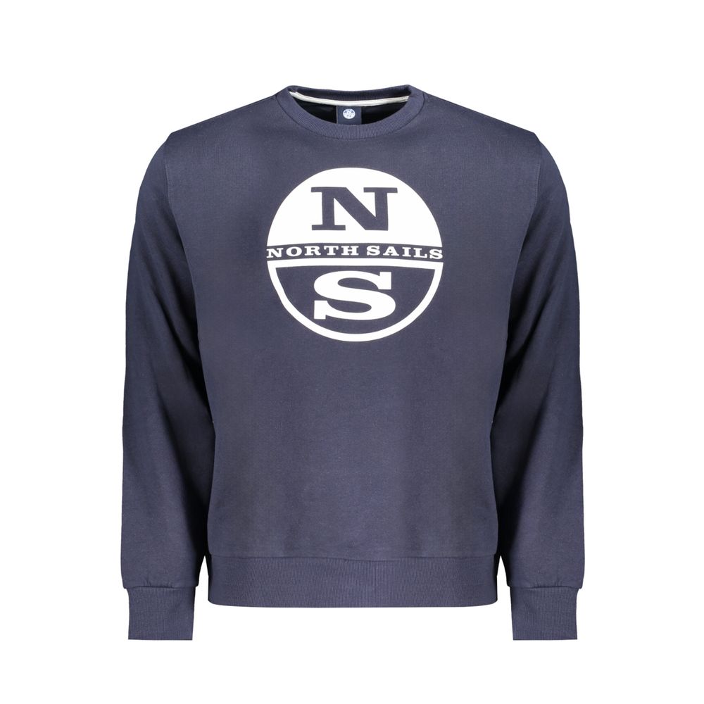 Felpa da uomo in cotone blu North Sails