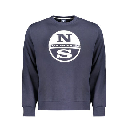 Felpa da uomo in cotone blu North Sails