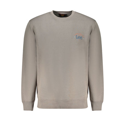 Felpa da uomo in cotone Lee Grigio
