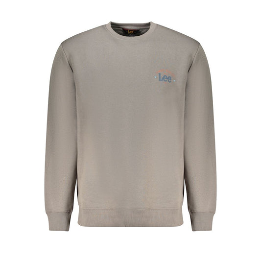 Felpa da uomo in cotone Lee Grigio