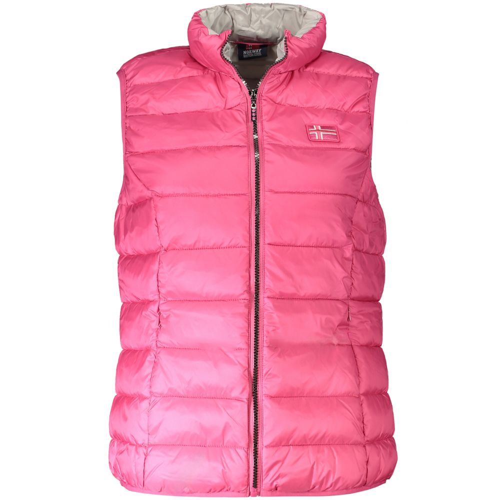 Norvège 1963 Gilet Femme Rosa Poliammide