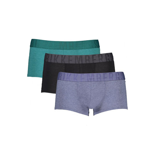 Intimo uomo in cotone nero Bikkembergs