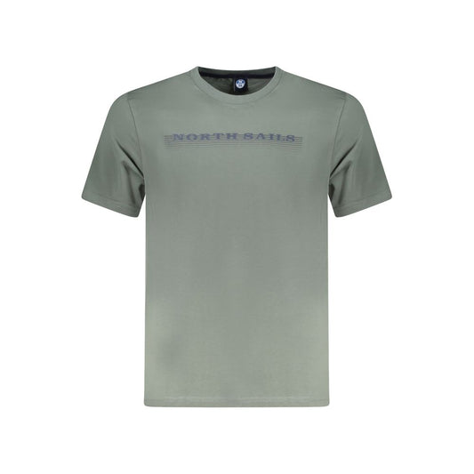 Maglietta da uomo in cotone verde North Sails