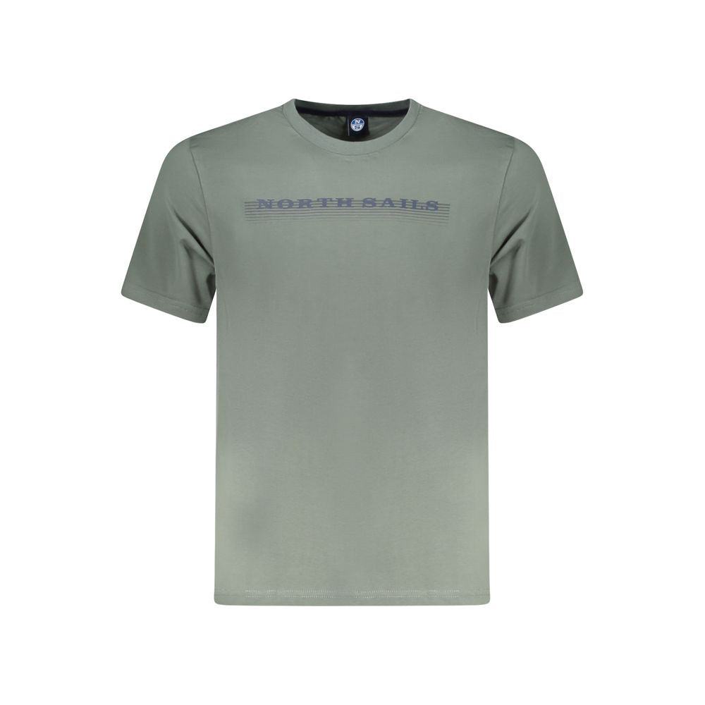 Maglietta da uomo in cotone verde North Sails