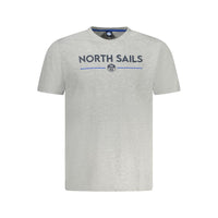 Maglietta da uomo in cotone grigio North Sails