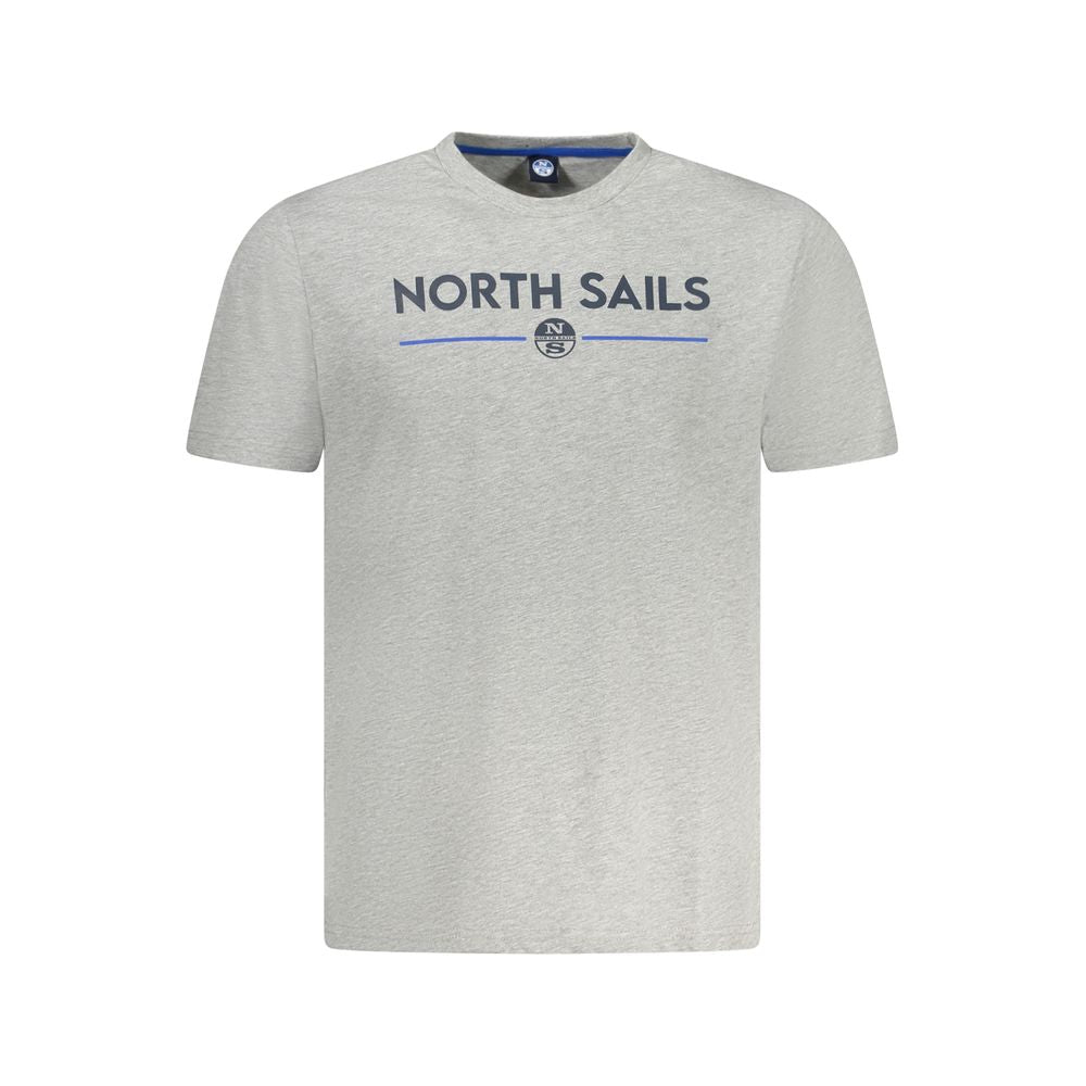 Maglietta da uomo in cotone grigio North Sails
