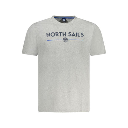 Maglietta da uomo in cotone grigio North Sails