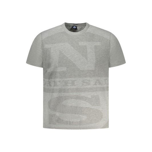 Maglietta da uomo in cotone grigio North Sails