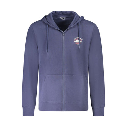 Sweat à capuche Wrangler Blu en coton pour homme