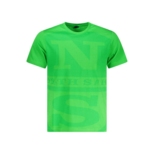Maglietta da uomo in cotone verde North Sails