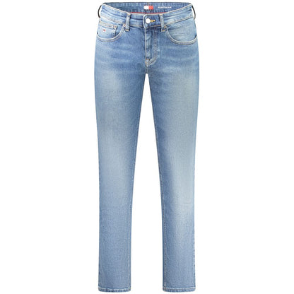 Jeans da uomo in cotone blu Tommy Hilfiger