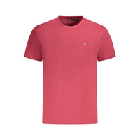 Napapijri T-shirt Rosso en coton pour hommes