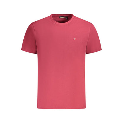 Napapijri T-shirt Rosso en coton pour hommes