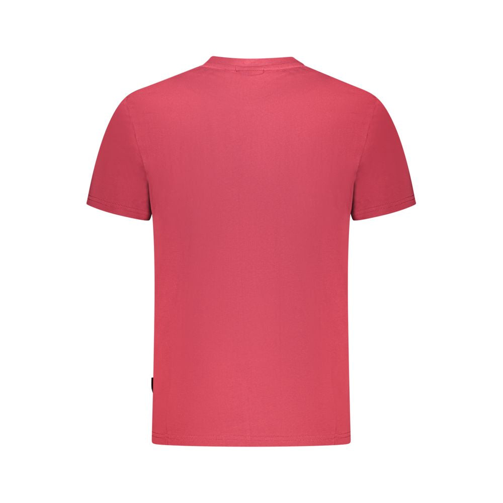 Napapijri T-shirt Rosso en coton pour hommes