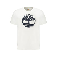 Maglietta da uomo in cotone bianco Timberland