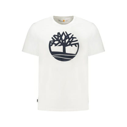 Maglietta da uomo in cotone bianco Timberland