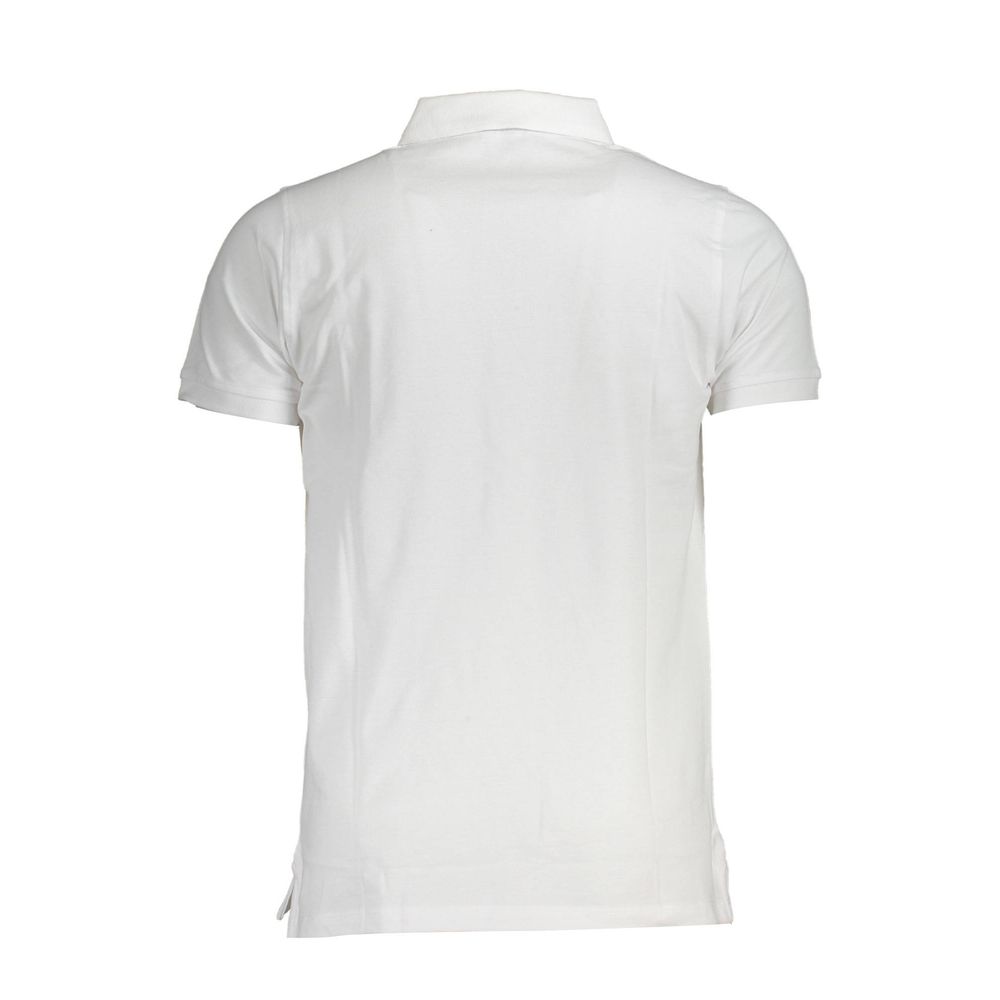 Norvegia 1963 Bianco Cotone Polo da Uomo