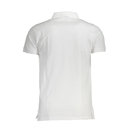 Norvegia 1963 Bianco Cotone Polo da Uomo