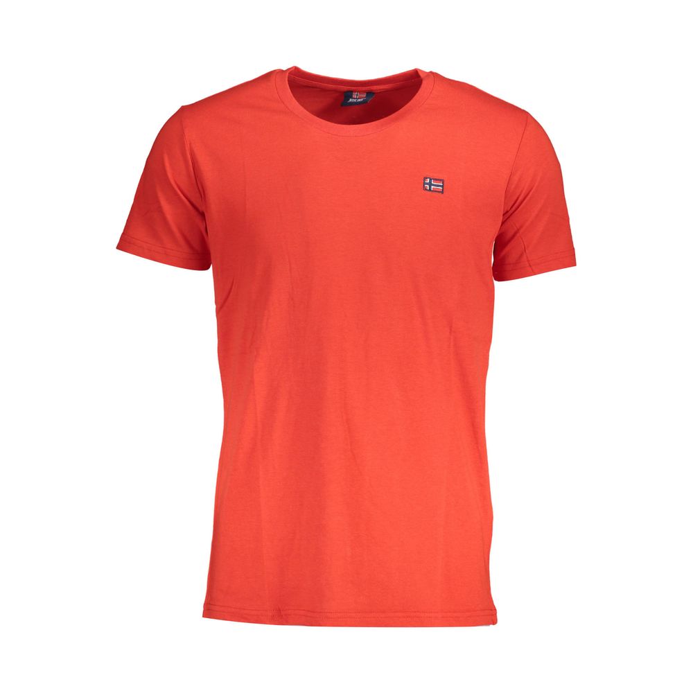 T-shirt homme Rosso Cotton Norvège 1963