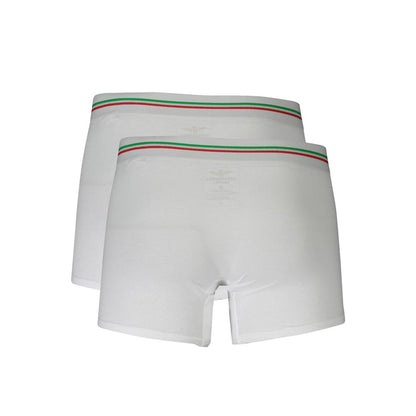 Boxer da uomo in cotone bianco Aeronautica Militare