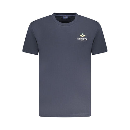 T-shirt da uomo in cotone blu Armata Di Mare