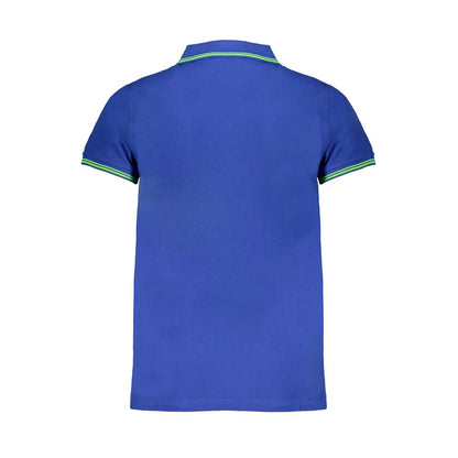 Polo da uomo in cotone blu Norway 1963