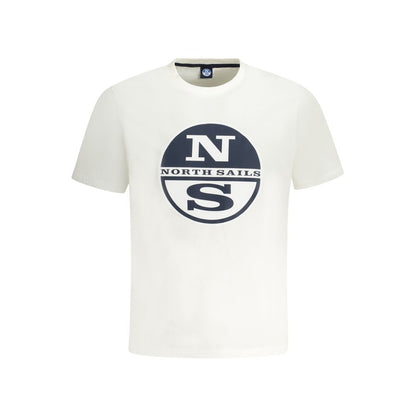 Maglietta da uomo in cotone bianco North Sails