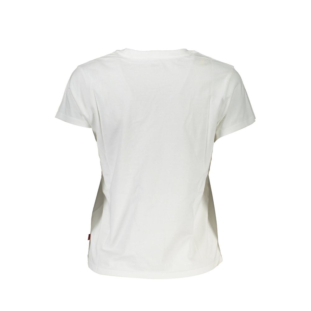 T-shirt da donna in cotone bianco Levi's