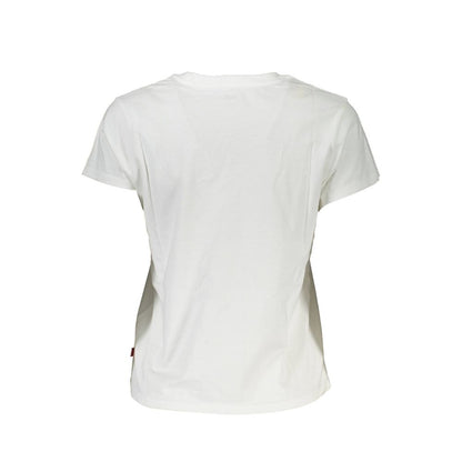 T-shirt da donna in cotone bianco Levi's