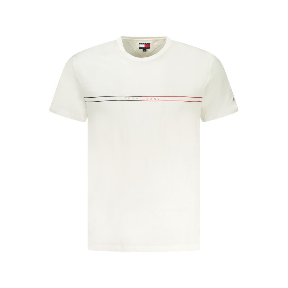T-shirt homme Tommy Hilfiger Bianco en coton