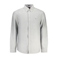 Tommy Hilfiger Grijs Katoenen Heren Overhemd