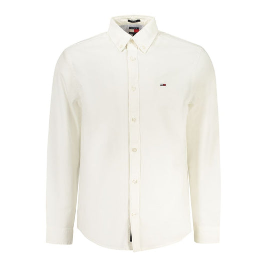 Camicia Uomo Bianca Tommy Hilfiger in Cotone