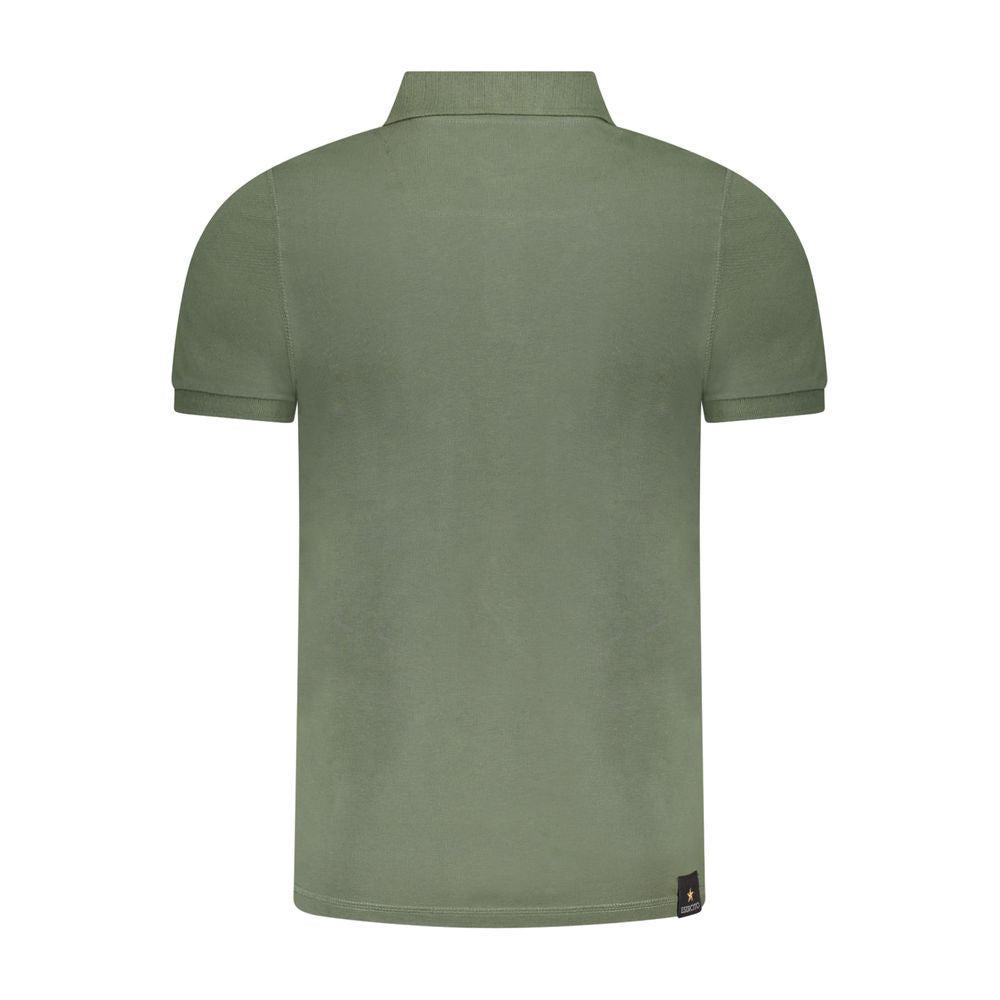 Polo Accademia Militare en coton vert pour homme