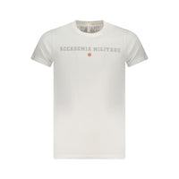 T-shirt da uomo in cotone bianco Accademia Militare